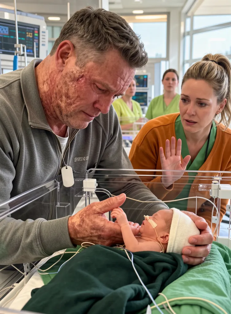 Veteraan helpt premature baby NICU