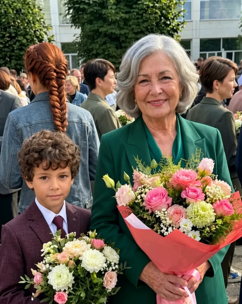 Schoonmoeder op school dag ontdekking